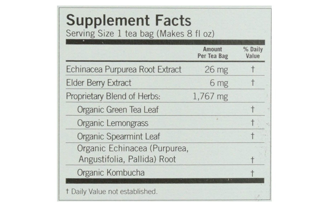 Yogi Green Tea Triple Echinacea    Box  16 pcs